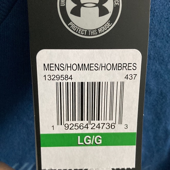 Under armour blue t shirt. Size large. Brand new - Picture 3 of 3